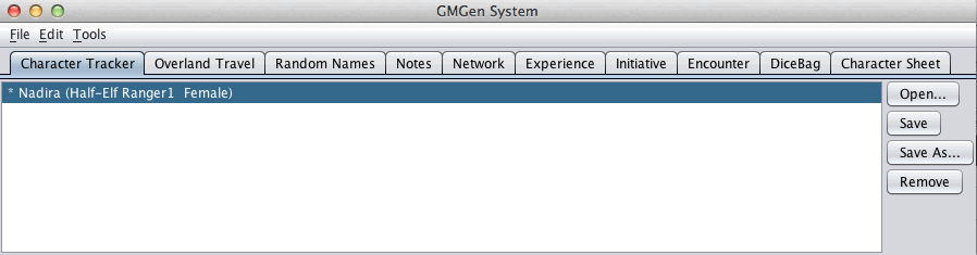 GMGen screenshot